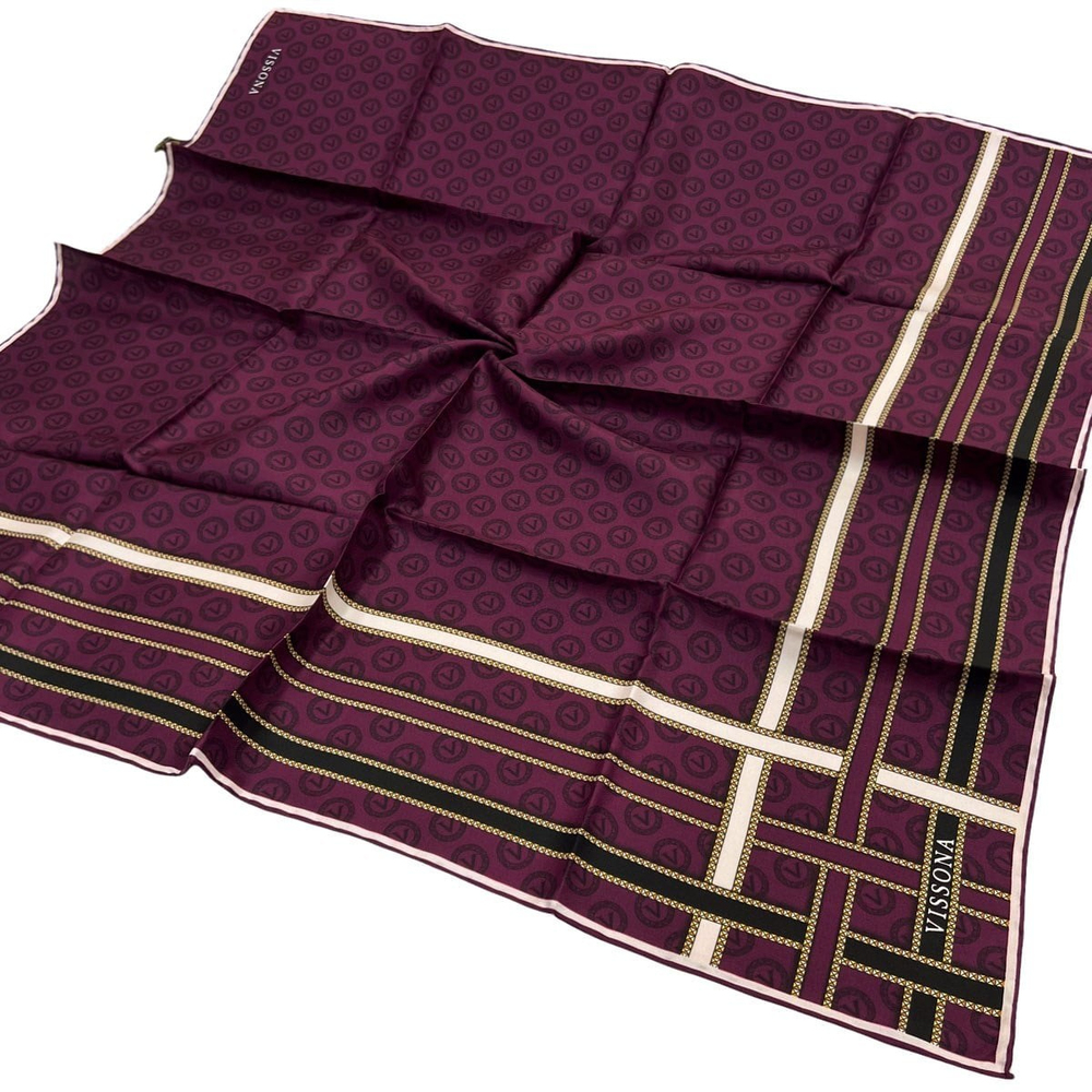 Vissona Twill İpek Eşarp - 16505 - 0026-0001