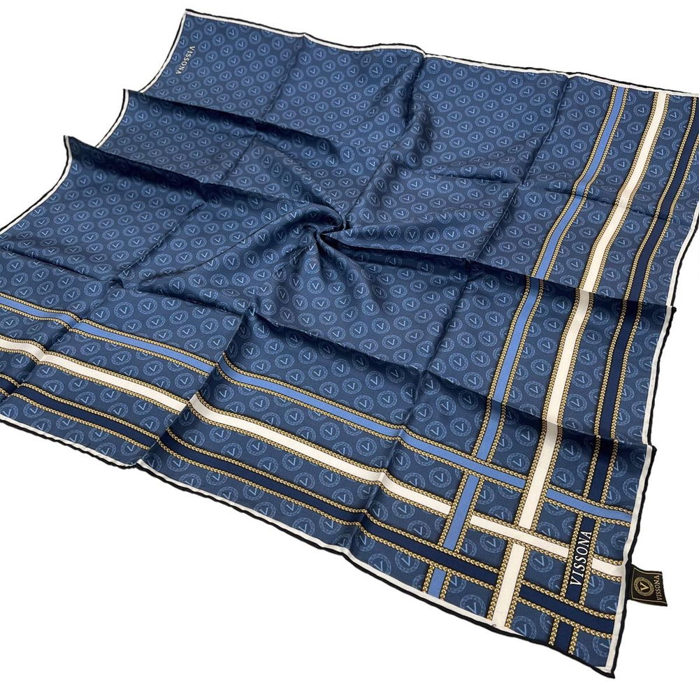 Vissona Twill İpek Eşarp - 16505 - 0030-0031