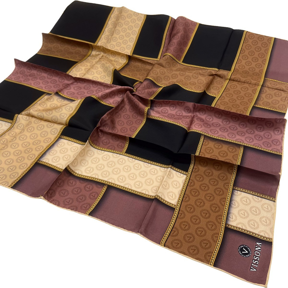 Vissona Twill İpek Eşarp - 16771 - 0019-0001