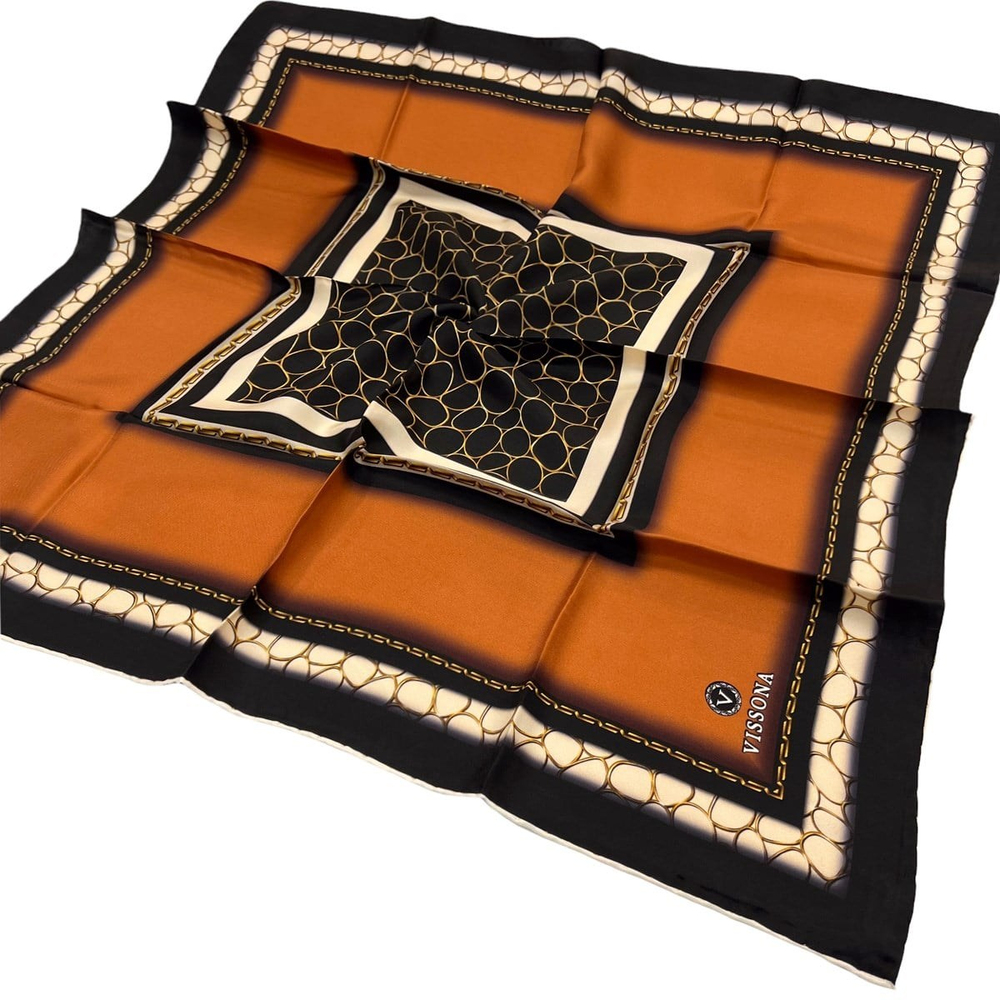 Vissona Twill İpek Eşarp - 17147 - 0014-0001
