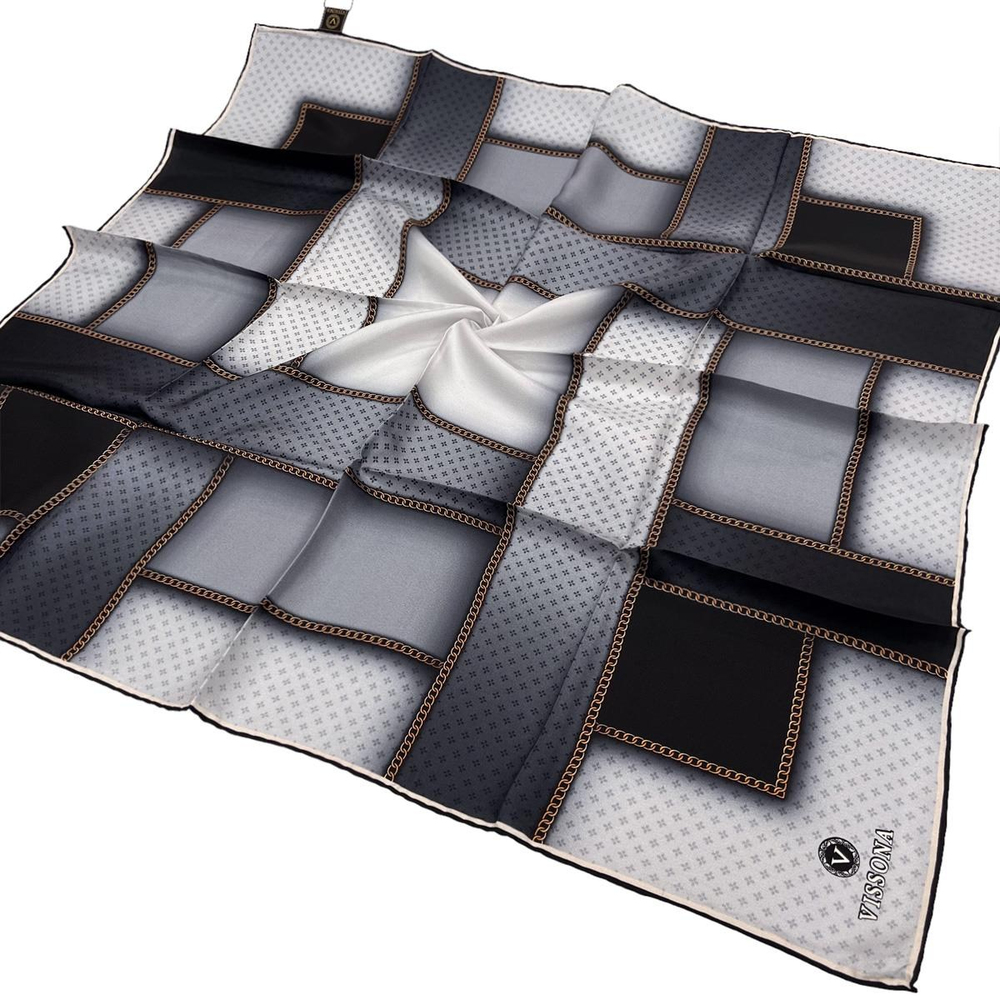 Vissona Twill İpek Eşarp - 17196 - 0028-0001