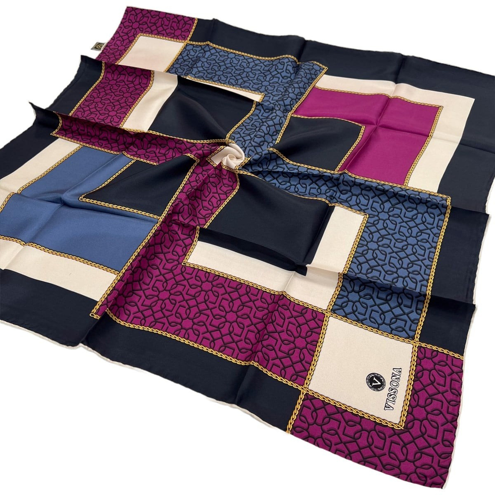 Vissona Twill İpek Eşarp - 17478 - 0033-0026