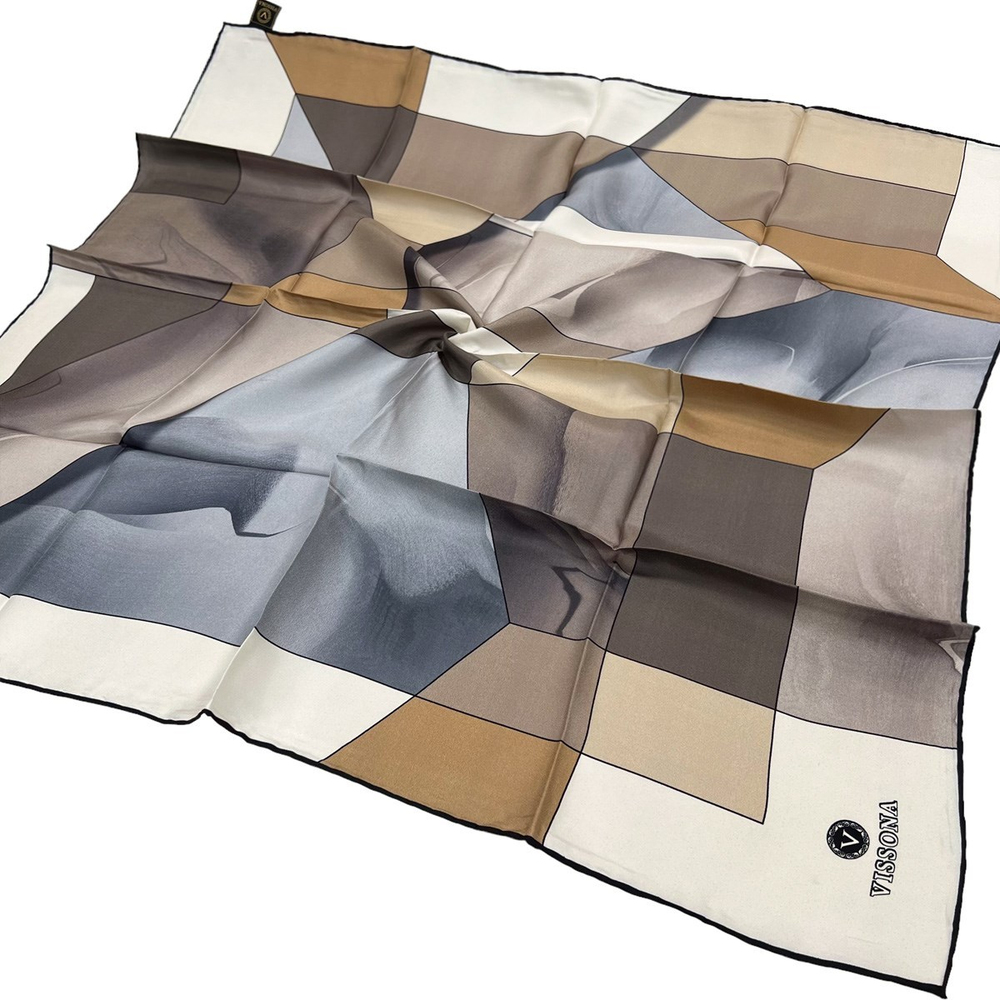 Vissona Twill İpek Eşarp - 310 - 0004-0028