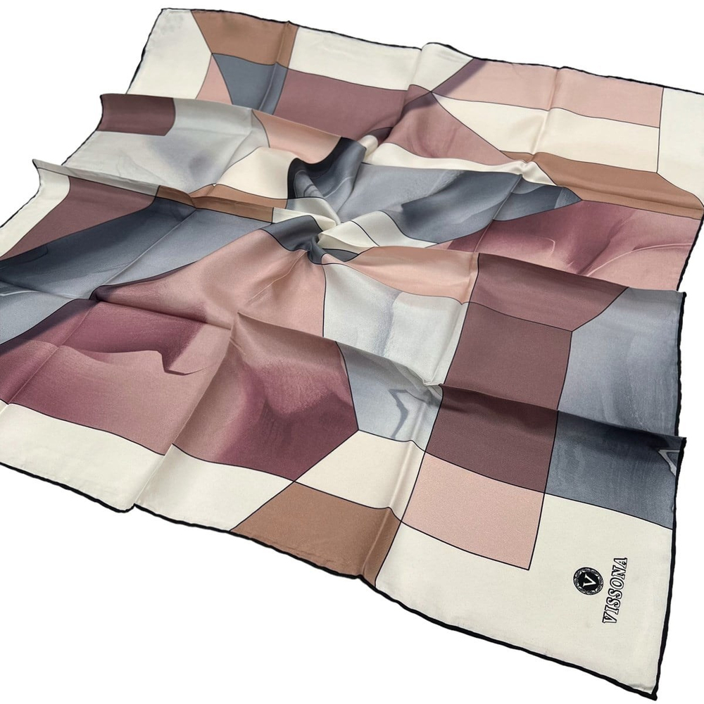 Vissona Twill İpek Eşarp - 310 - 0019-0028