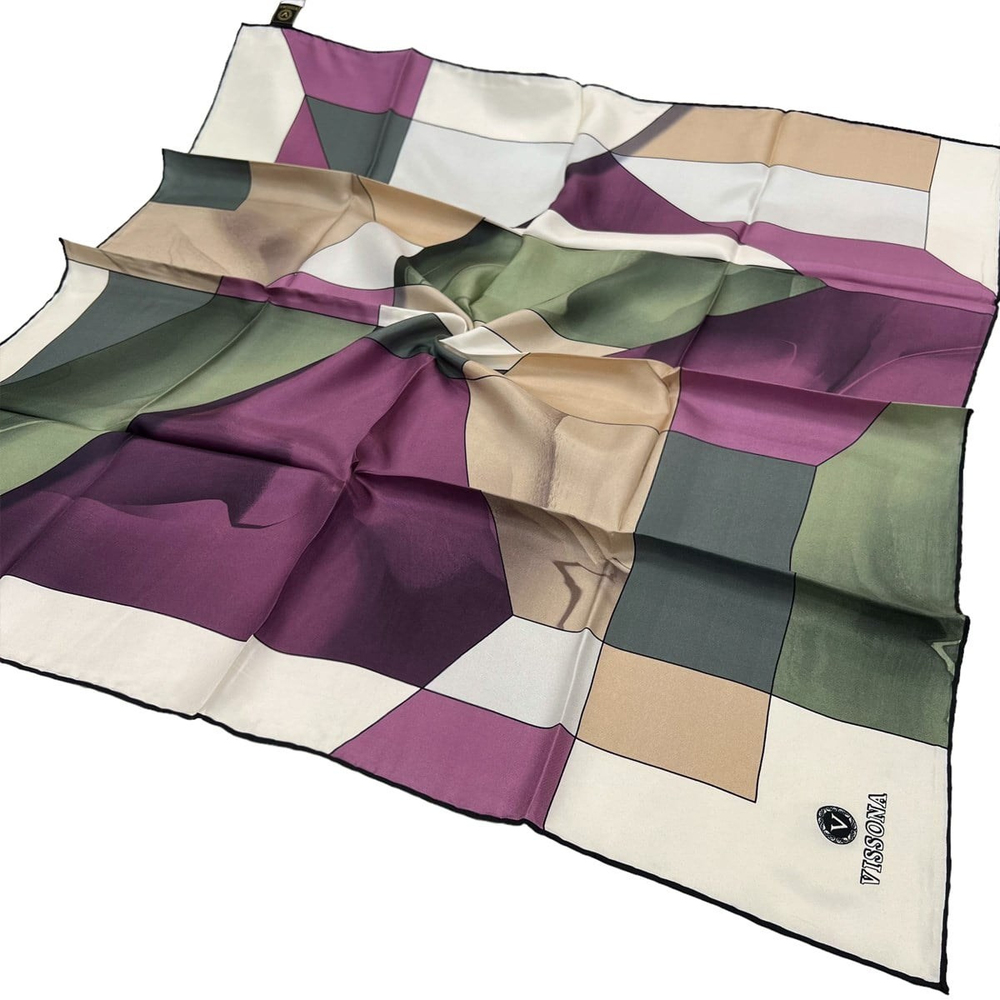 Vissona Twill İpek Eşarp - 310 - 0020-0037