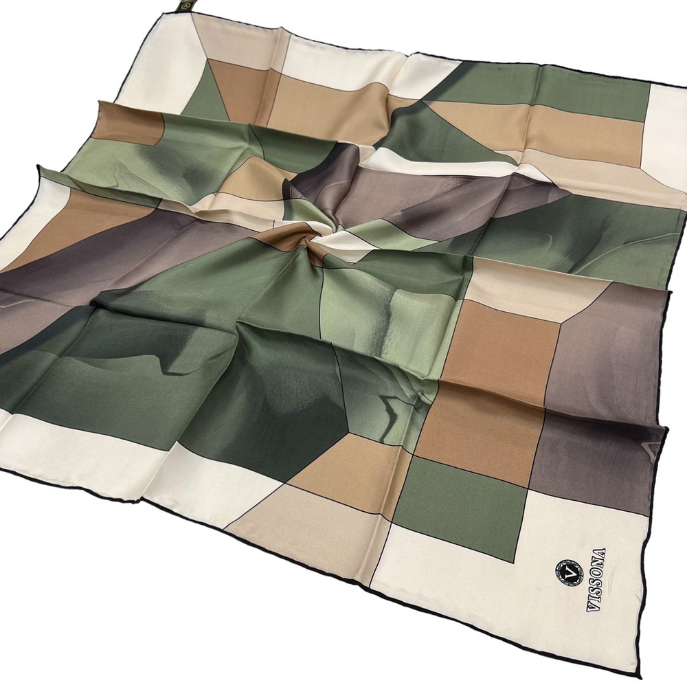 Vissona Twill İpek Eşarp - 310 - 0037-0015