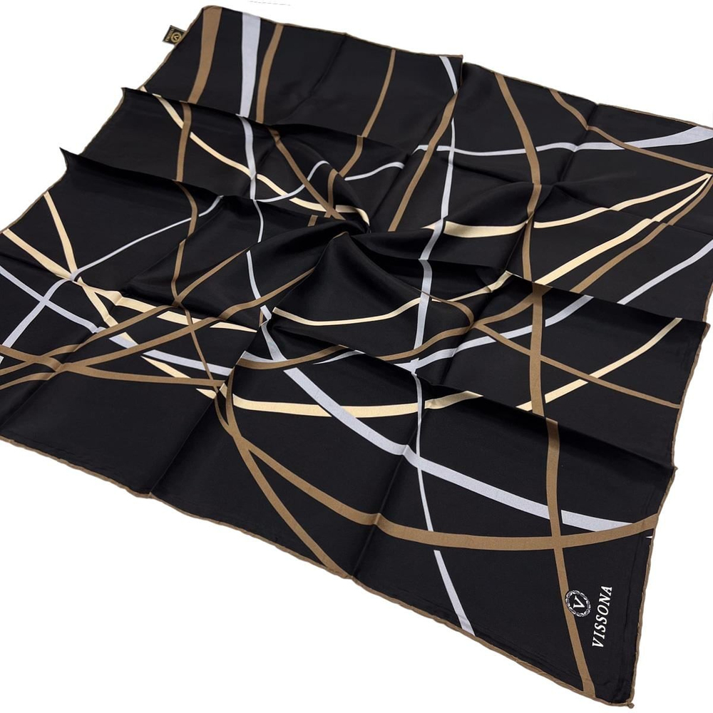 Vissona Twill İpek Eşarp - 487 - 0001-0006