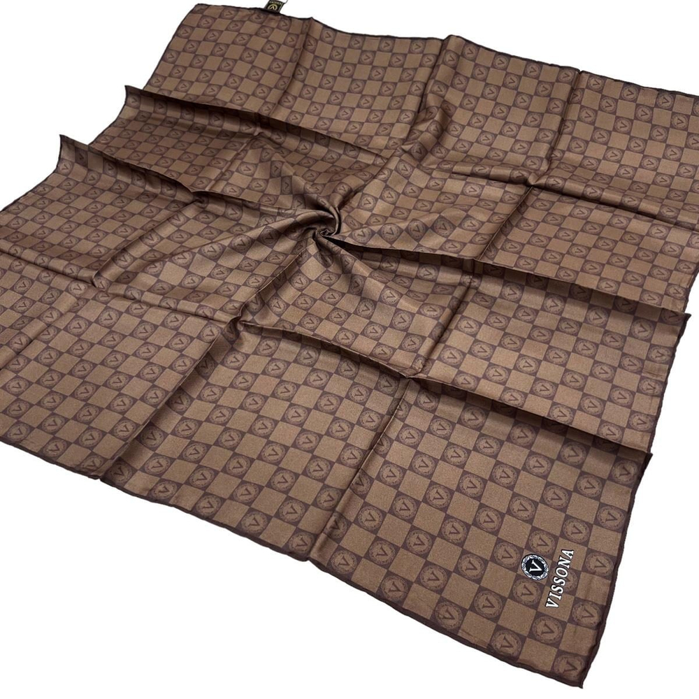 Vissona Twill İpek Eşarp - 51495 - 0006