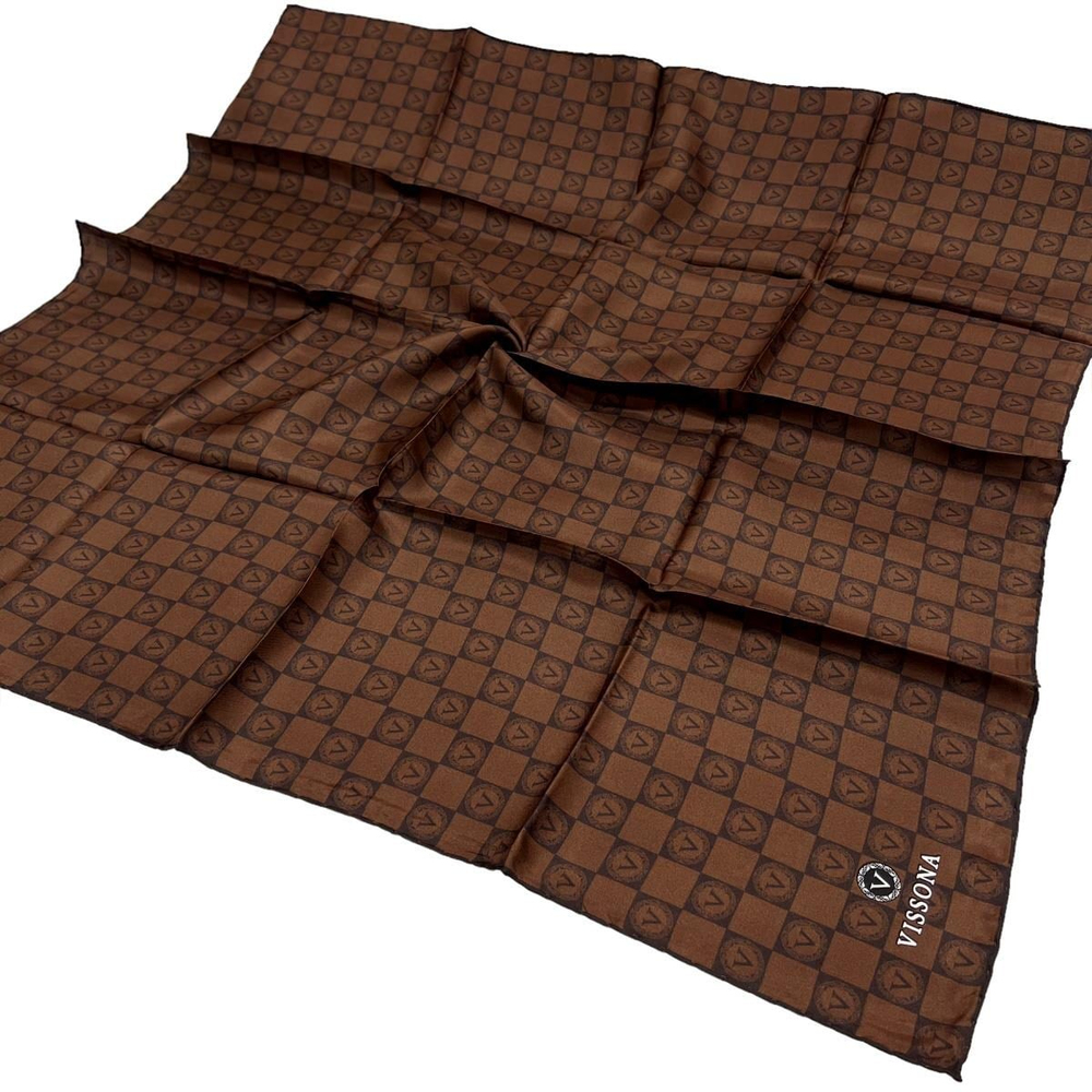 Vissona Twill İpek Eşarp - 51495 - 0007