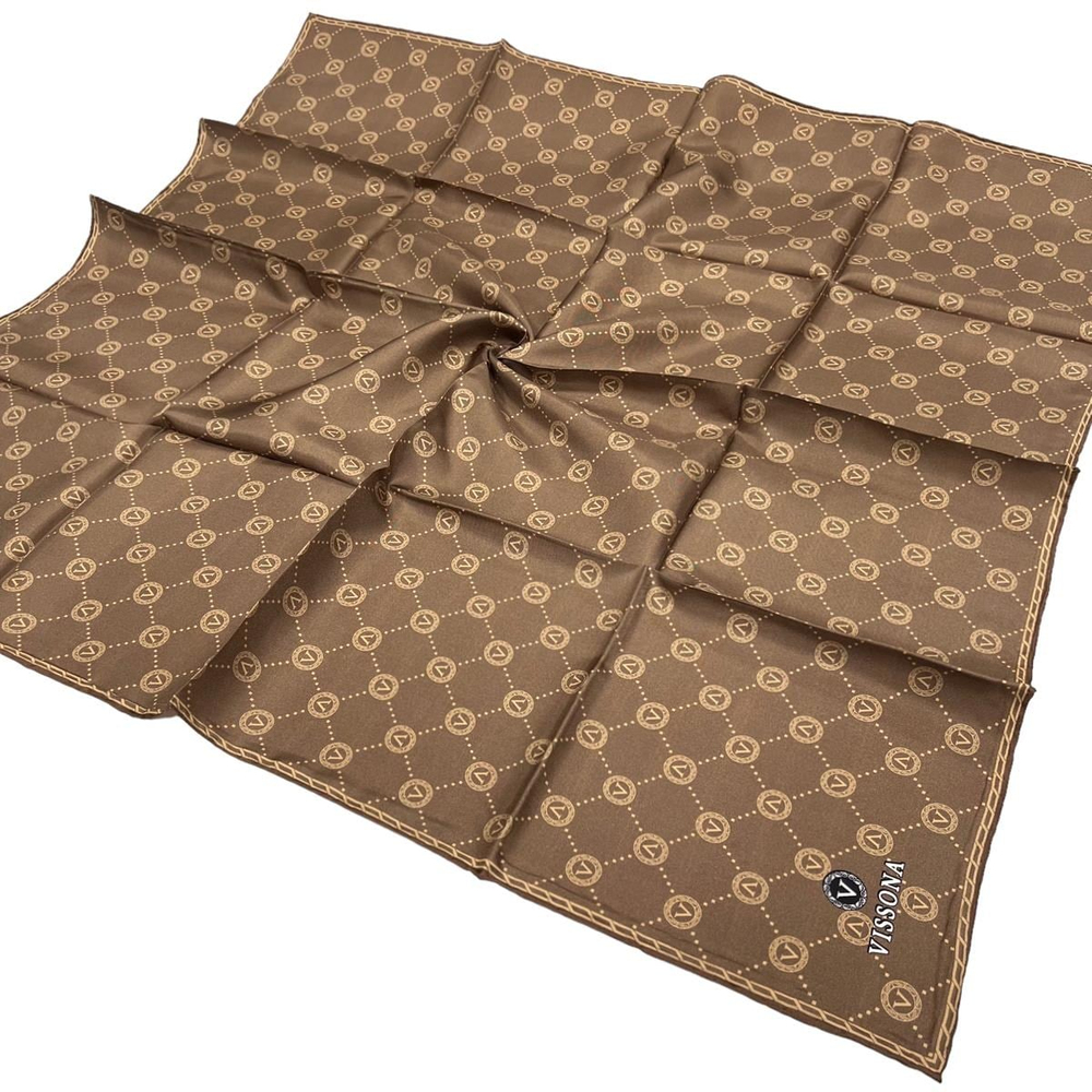 Vissona Twill İpek Eşarp - 52033 - 0006