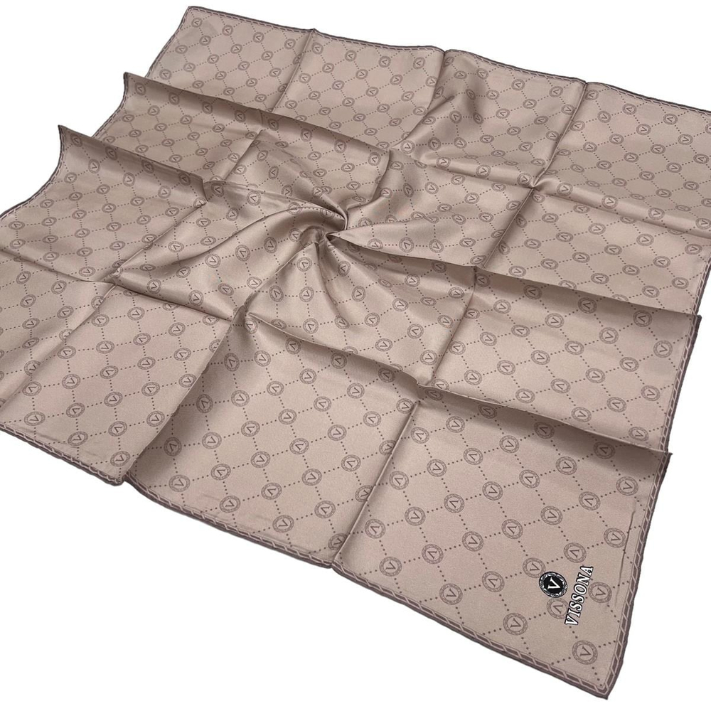 Vissona Twill İpek Eşarp - 52033 - 0008