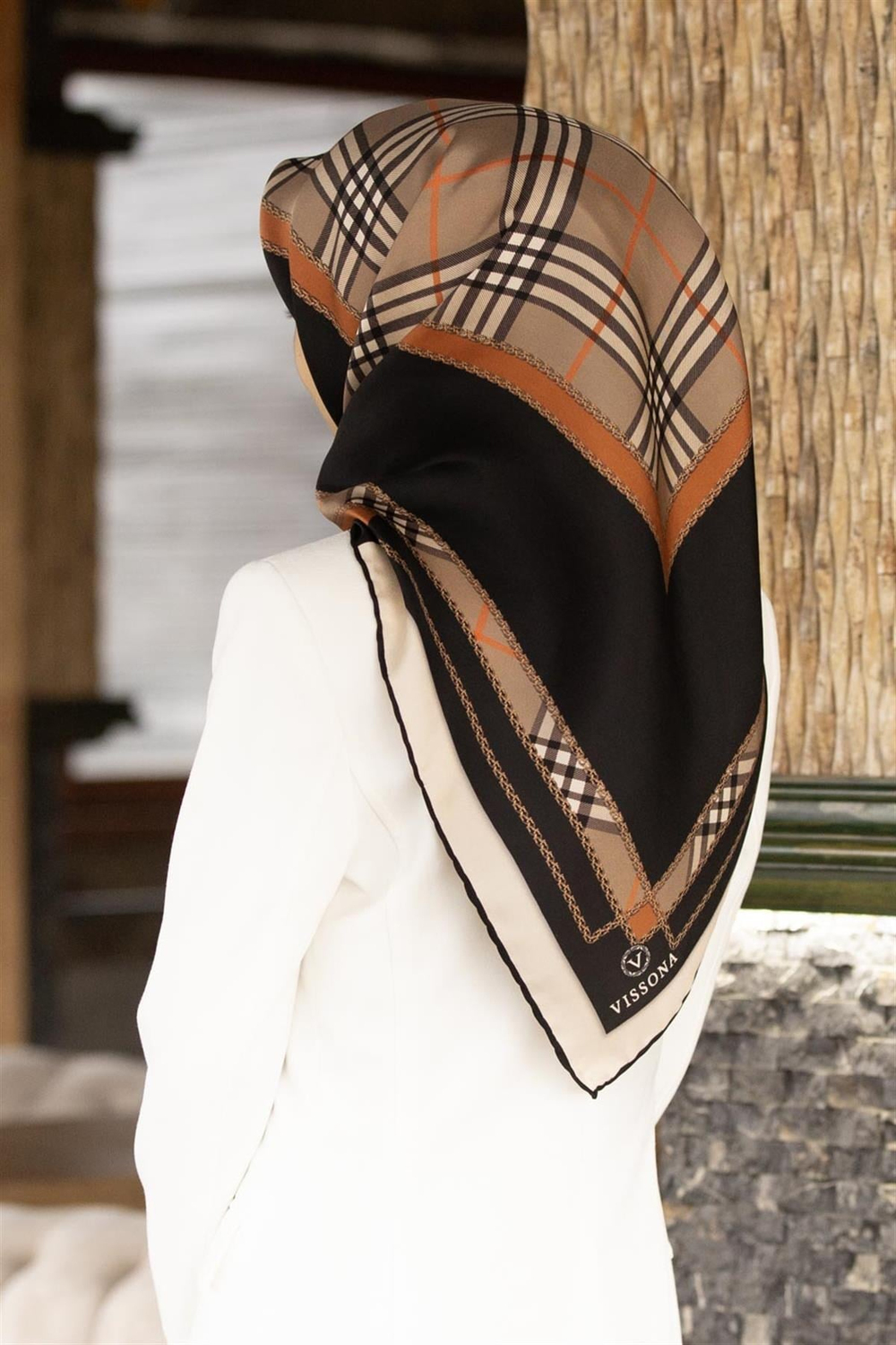 Vissona Twill İpek Eşarp - 781 - 0014