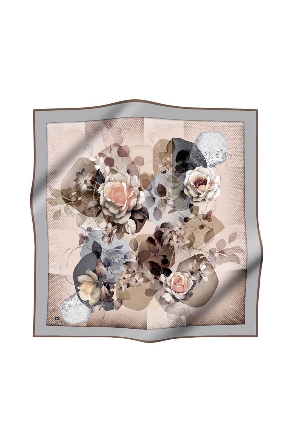 Vissona Twill İpek Eşarp - 941 - 0004-0028