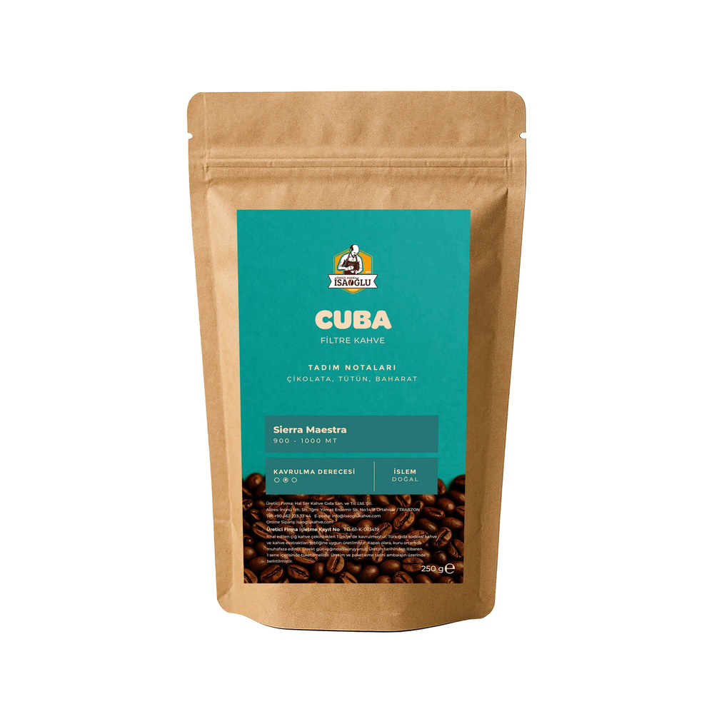 İsaoğlu Cuba Filtre Kahve (250 gr)