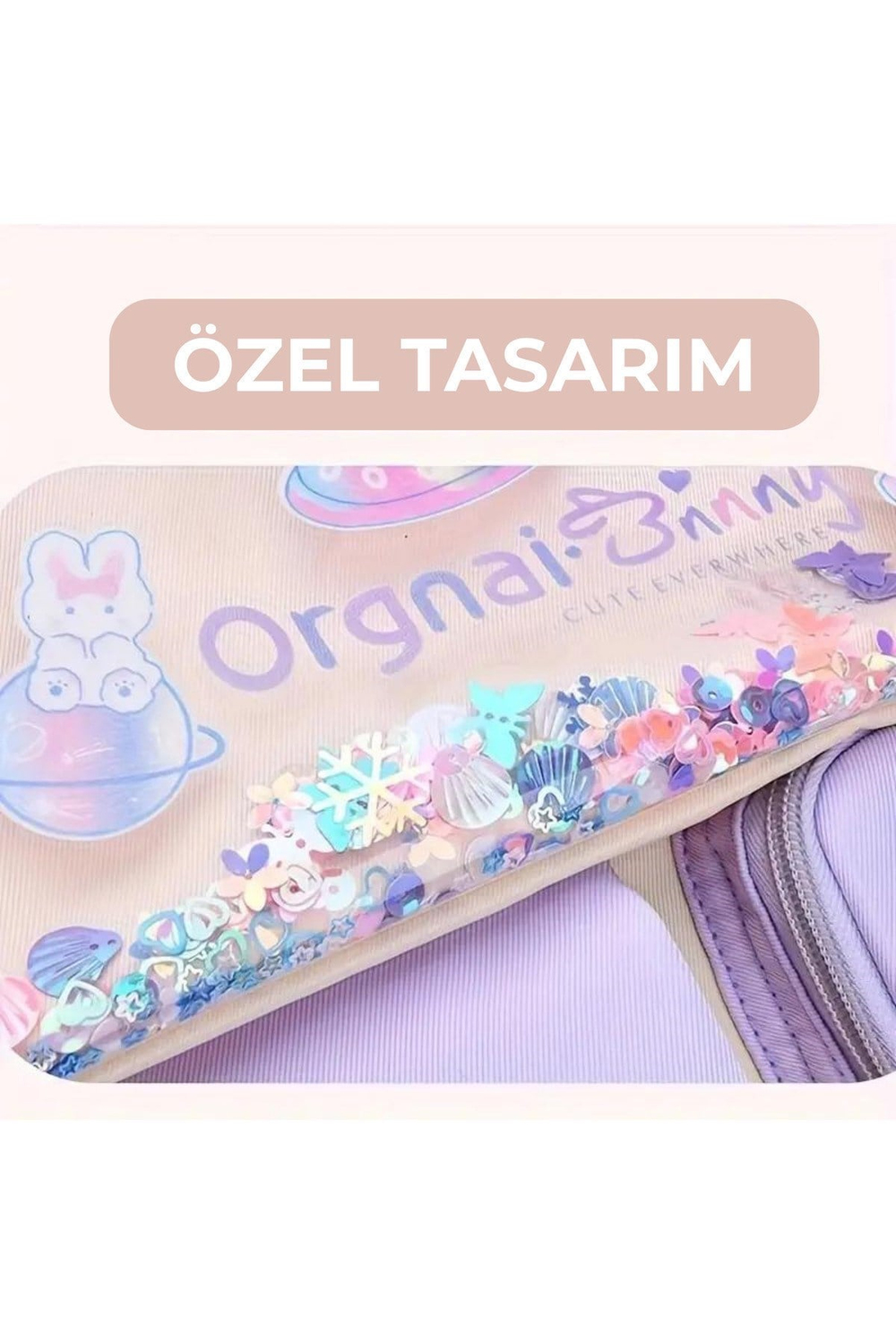 Kore Tarzı Aksesuarlı Kız Çocuk İlkokul Ortaokul Çantası Sırt Çantası