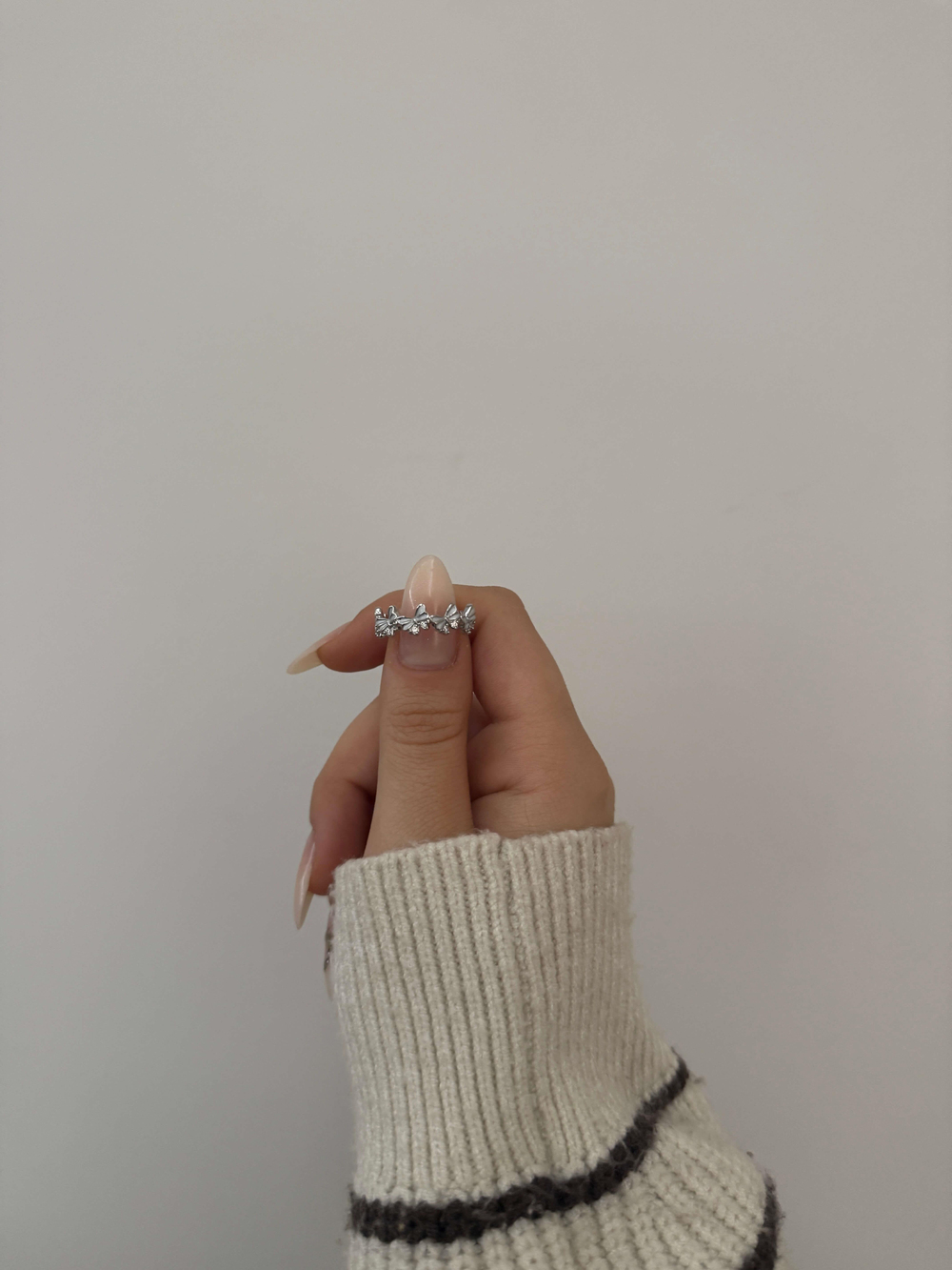 3LÜ KELEBEK ŞIK VE ZARİF TASARIM YÜZÜK