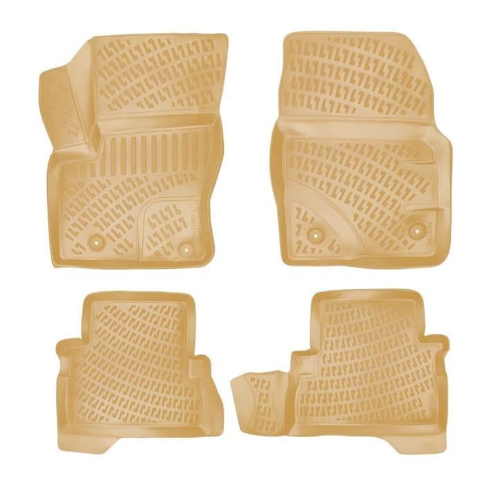 Ford C-Max 2003-2010 Uyumlu 4.5D Havuzlu Paspas Bej