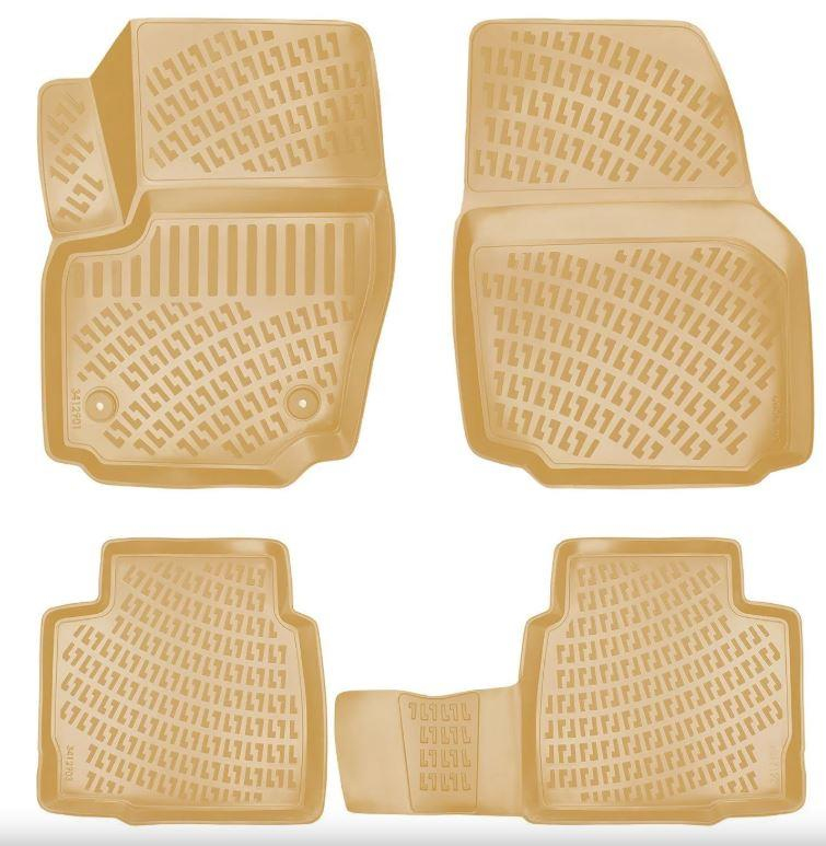 Ford Mondeo 2007-2014 Uyumlu 4.5D Havuzlu Paspas Bej