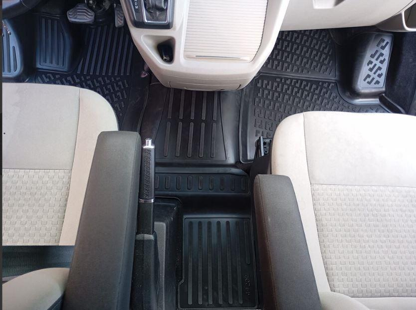 Ford Tourneo Custom 2012-2023 Uyumlu 4.5D Havuzlu Paspas | Şoför +1 Yolcu Koltuğu - Otomatik Vites
