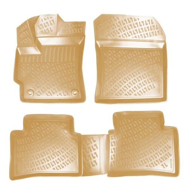 Toyota Corolla 2018 Sonrası Uyumlu 4.5D Havuzlu Paspas | Bej Sedan - Benzin & Lpg