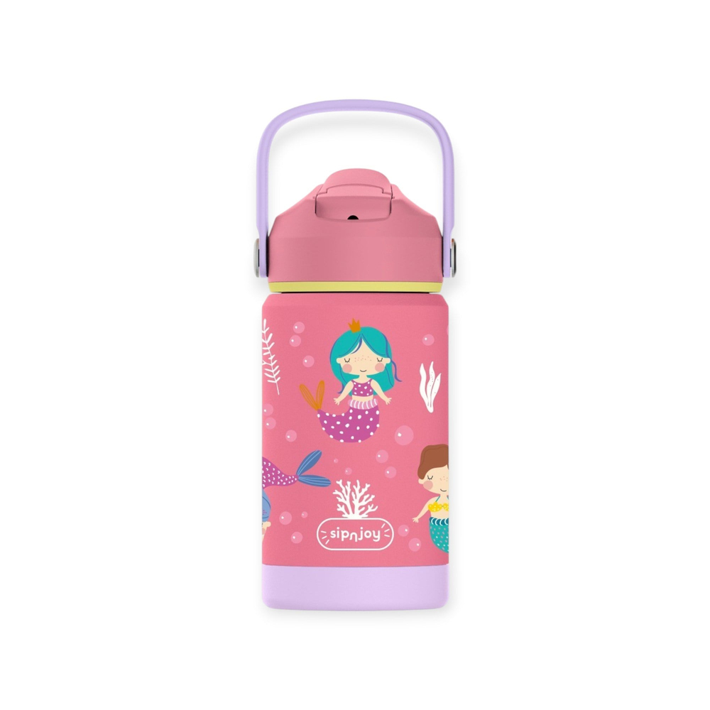 SipnJoy - FlipSip Çocuk Su Termosu | 360 ml - Mermaid Dream