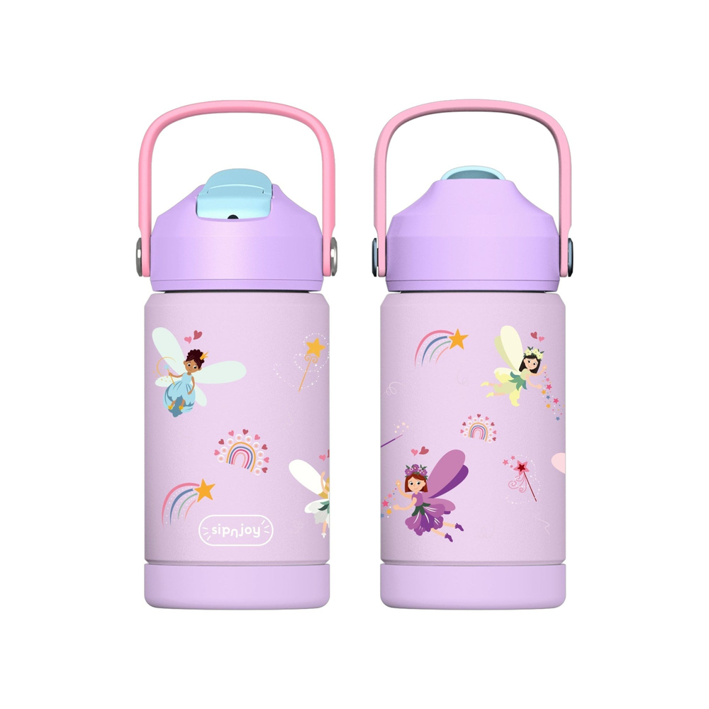 SipnJoy - FlipSip Çocuk Su Termosu | 360 ml - Fairy Sparkle