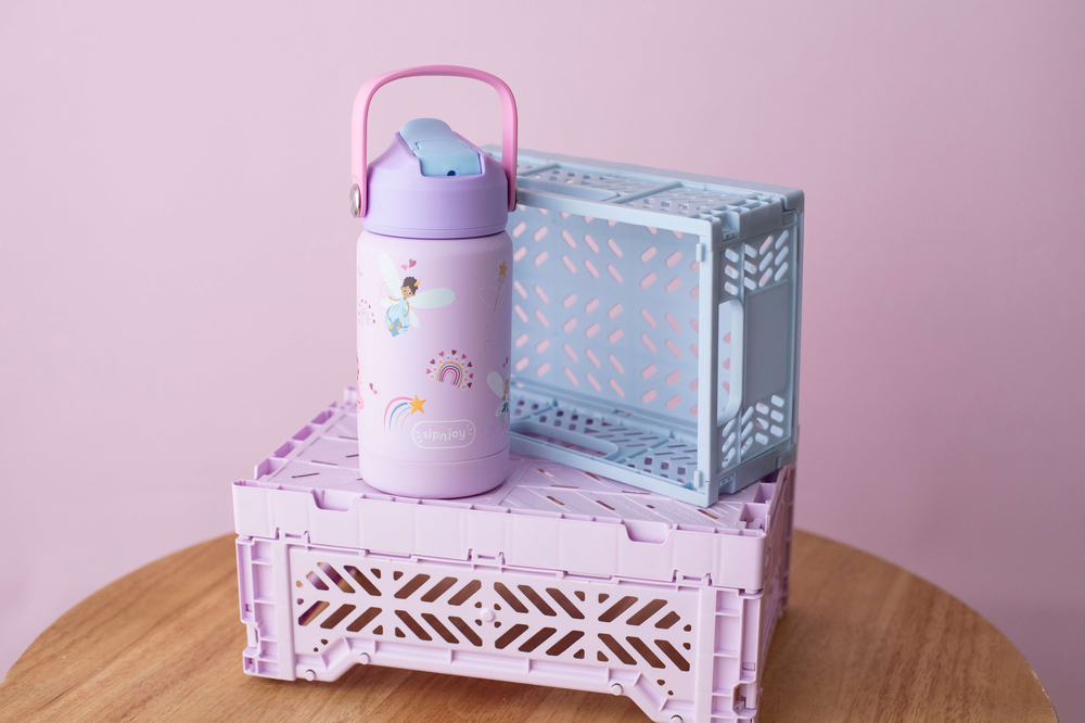 SipnJoy - FlipSip Çocuk Su Termosu | 360 ml - Fairy Sparkle