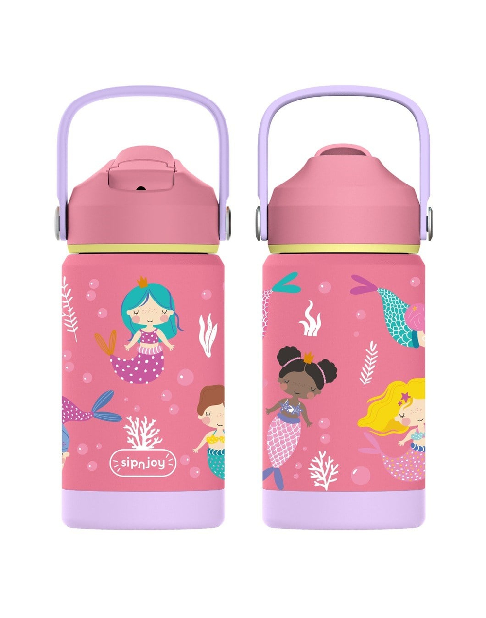 SipnJoy - FlipSip Çocuk Su Termosu | 360 ml - Mermaid Dream