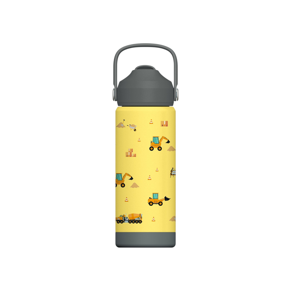 SipnJoy - FlipSip Çocuk Su Termosu | 550 ml -  Builder Buddy