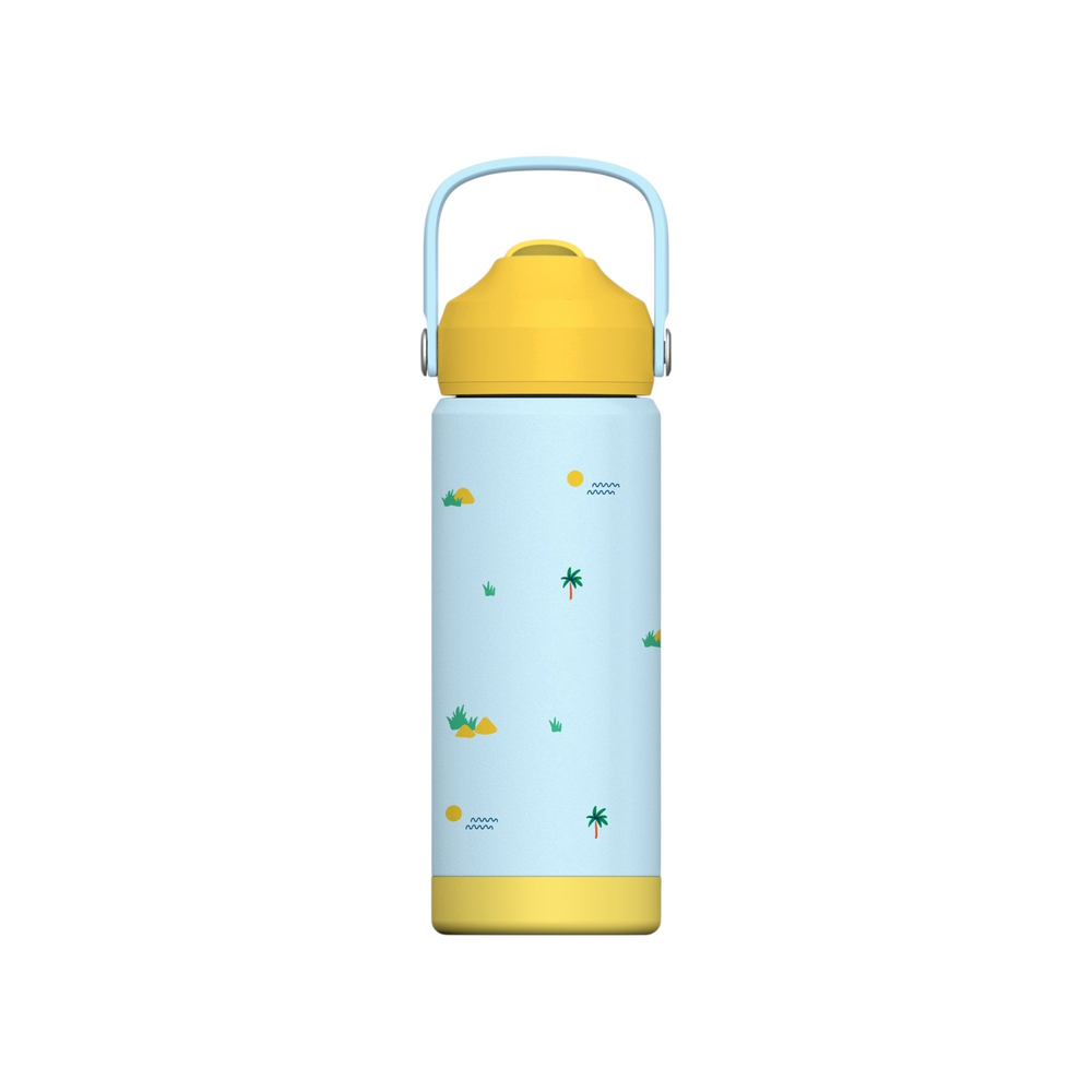 SipnJoy - FlipSip Çocuk Su Termosu | 550 ml - Snappy Croc