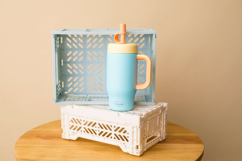 SipnJoy - HandleHug Tumbler | 550 ml - Turkuaz