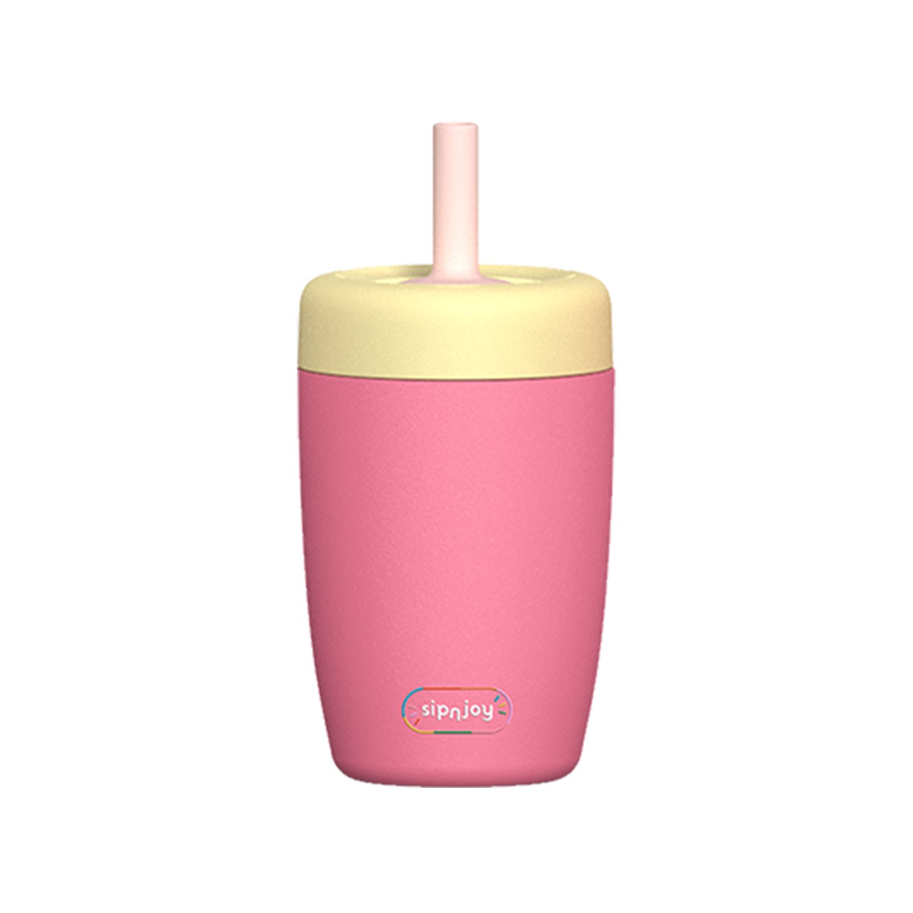 SipnJoy - StrawBuddy Tumbler | 360 ml - Pembe