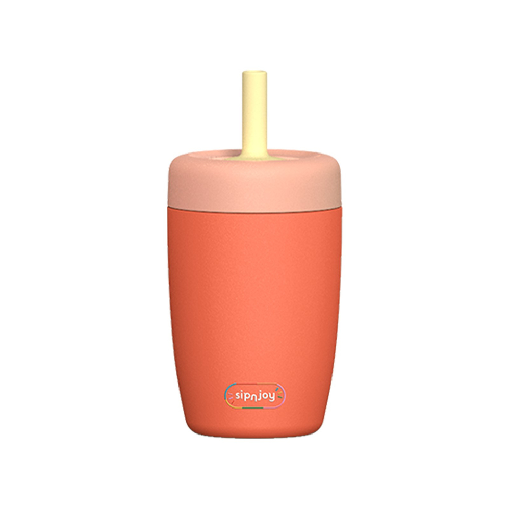 SipnJoy - StrawBuddy Tumbler | 360 ml - Turuncu