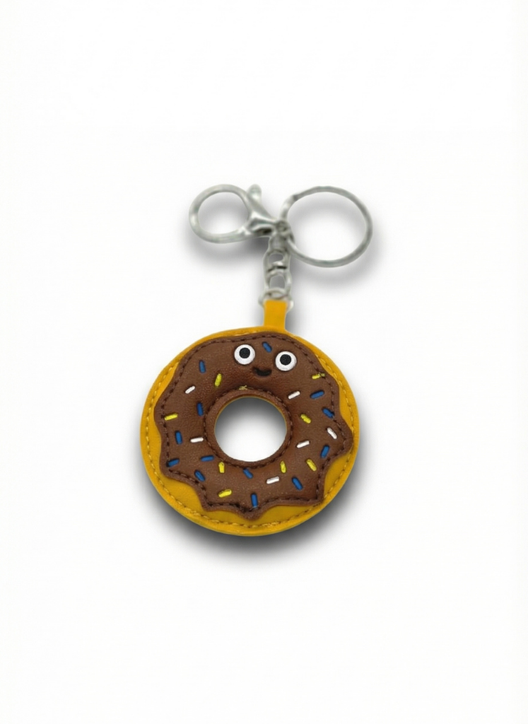 Donut Figürlü Sevimli Charm Anahtarlık / Aksesuar