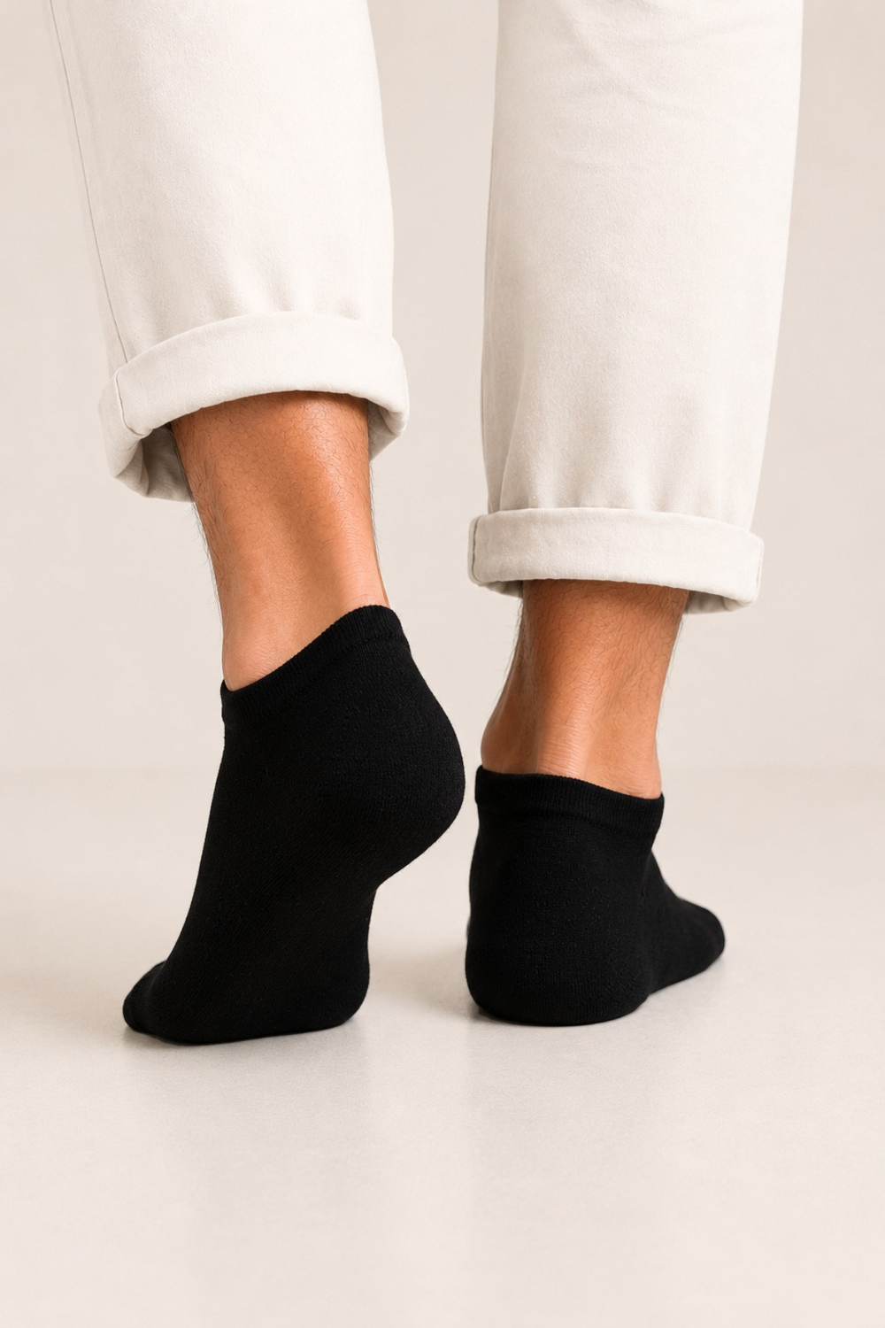 Bambu Siyah Patik 12lı Çorap Seti - 43-46