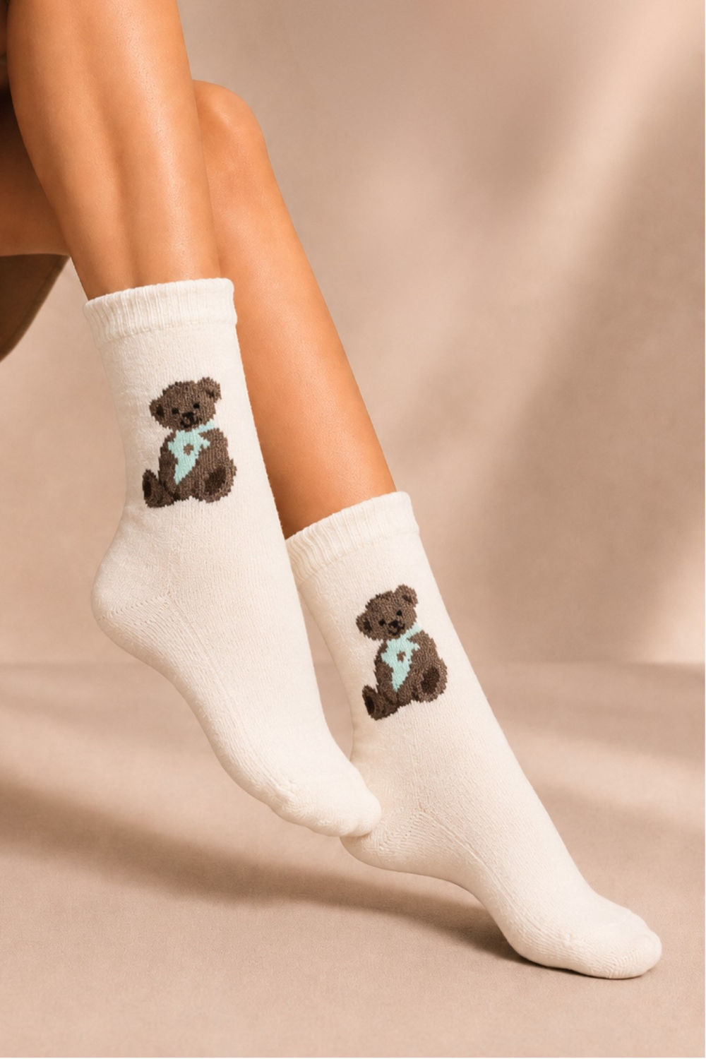 Kadın Lambswool Kışlık Soket Çorap 4lu Paket - 36 - 40