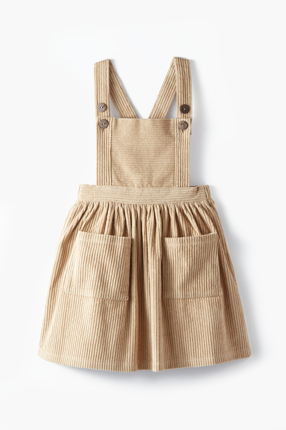 Taş Rengi Kadife Elbise