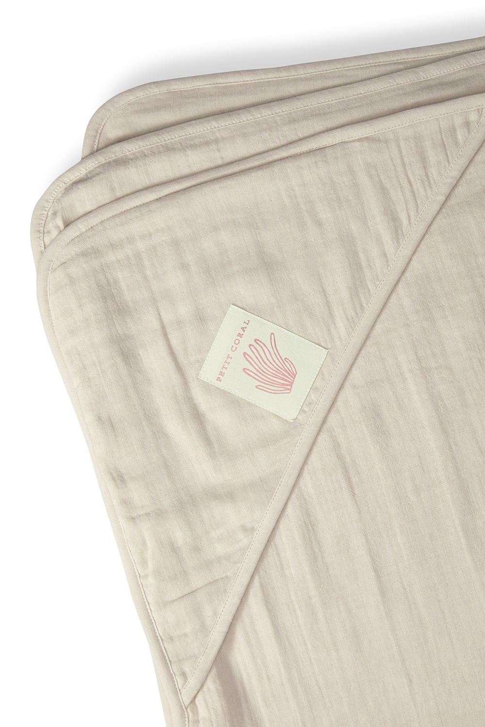 Taş Rengi Müslin Bebek Havlu