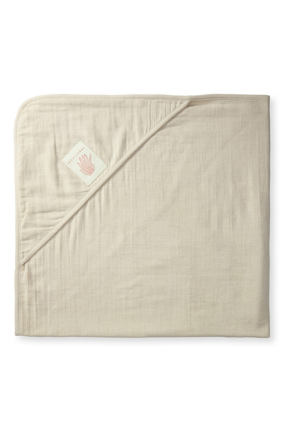 Taş Rengi Müslin Bebek Havlu