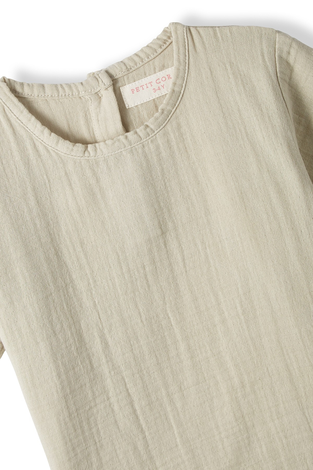 Taş Rengi Müslin Tişört