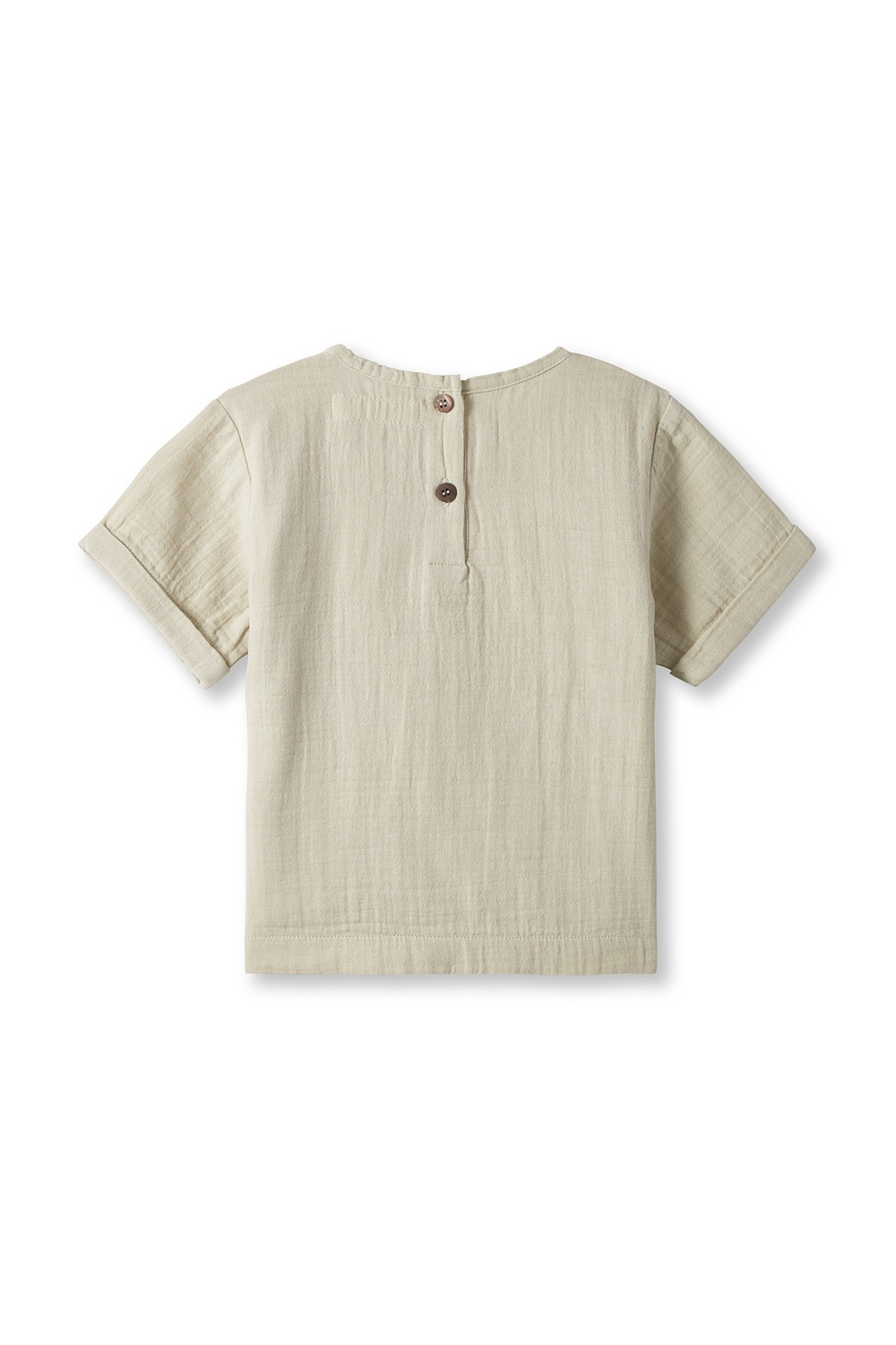 Taş Rengi Müslin Tişört