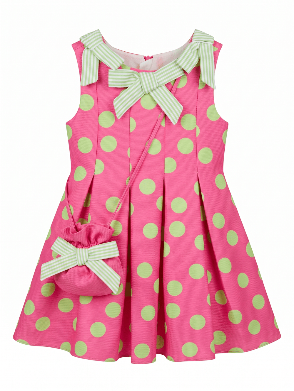 Candy Dot Bow Elbise