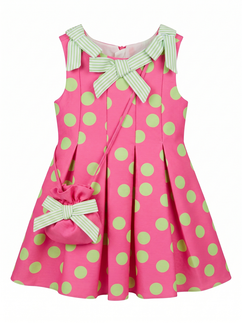 Candy Dot Bow Elbise
