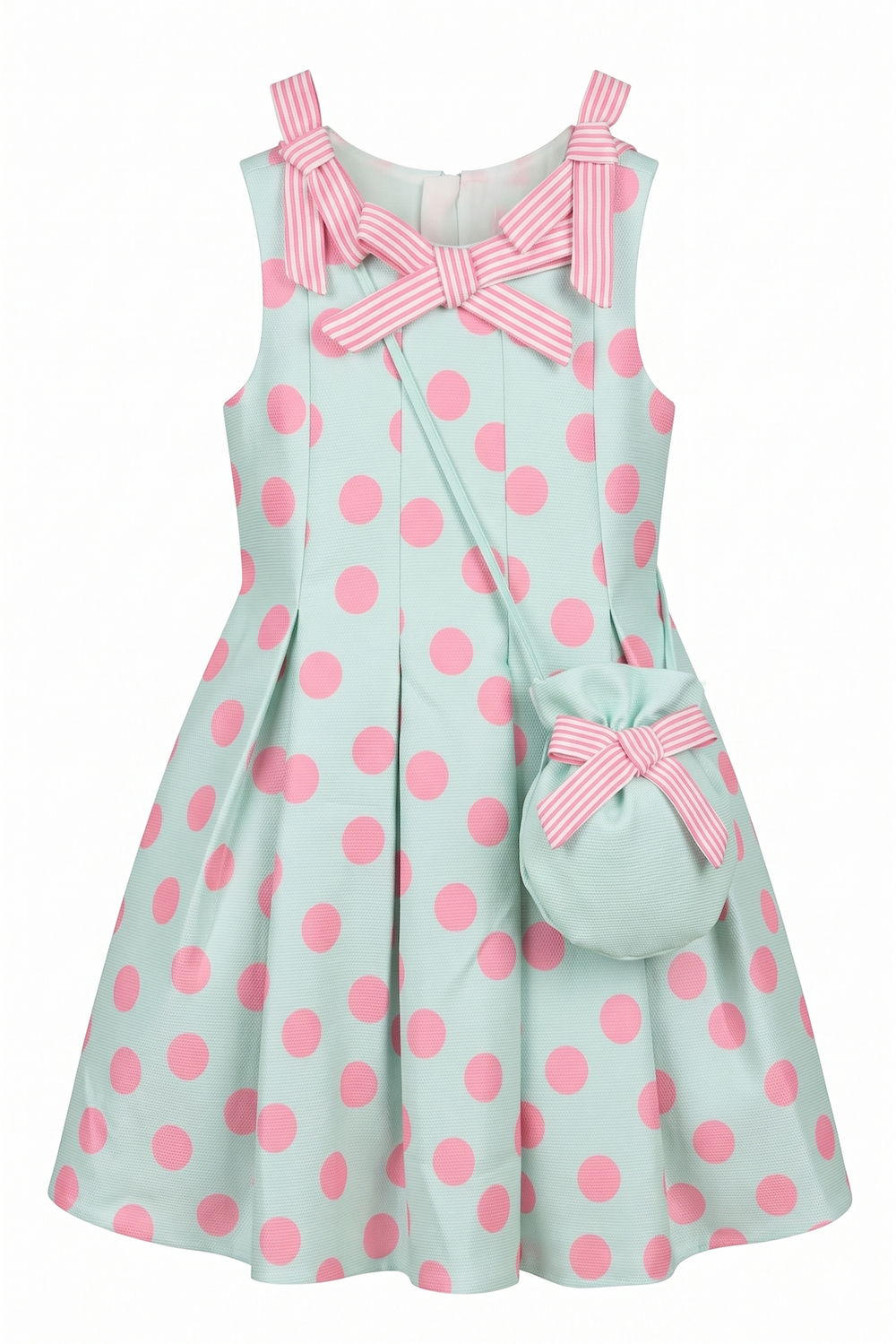 Minty Dot Elbise