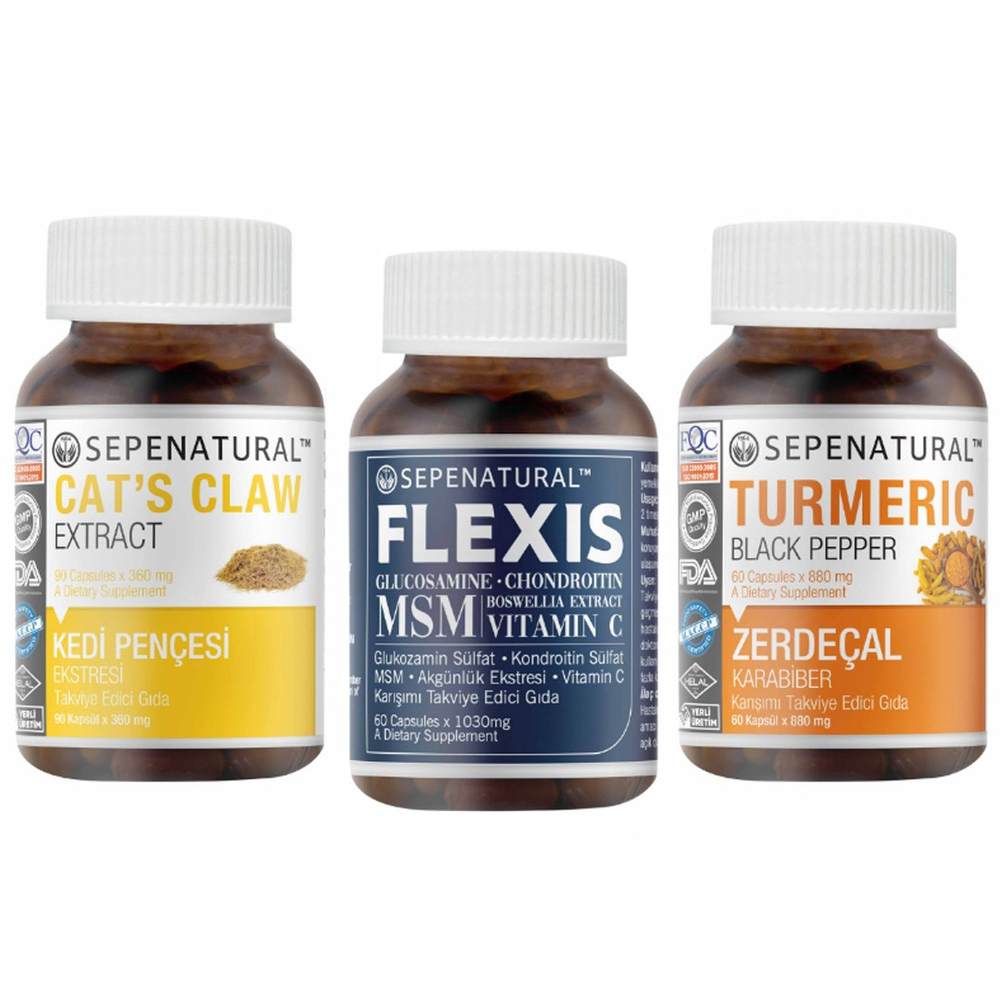 FLEXIS + CATS CLAW + ZERDEÇAL KARABİBER