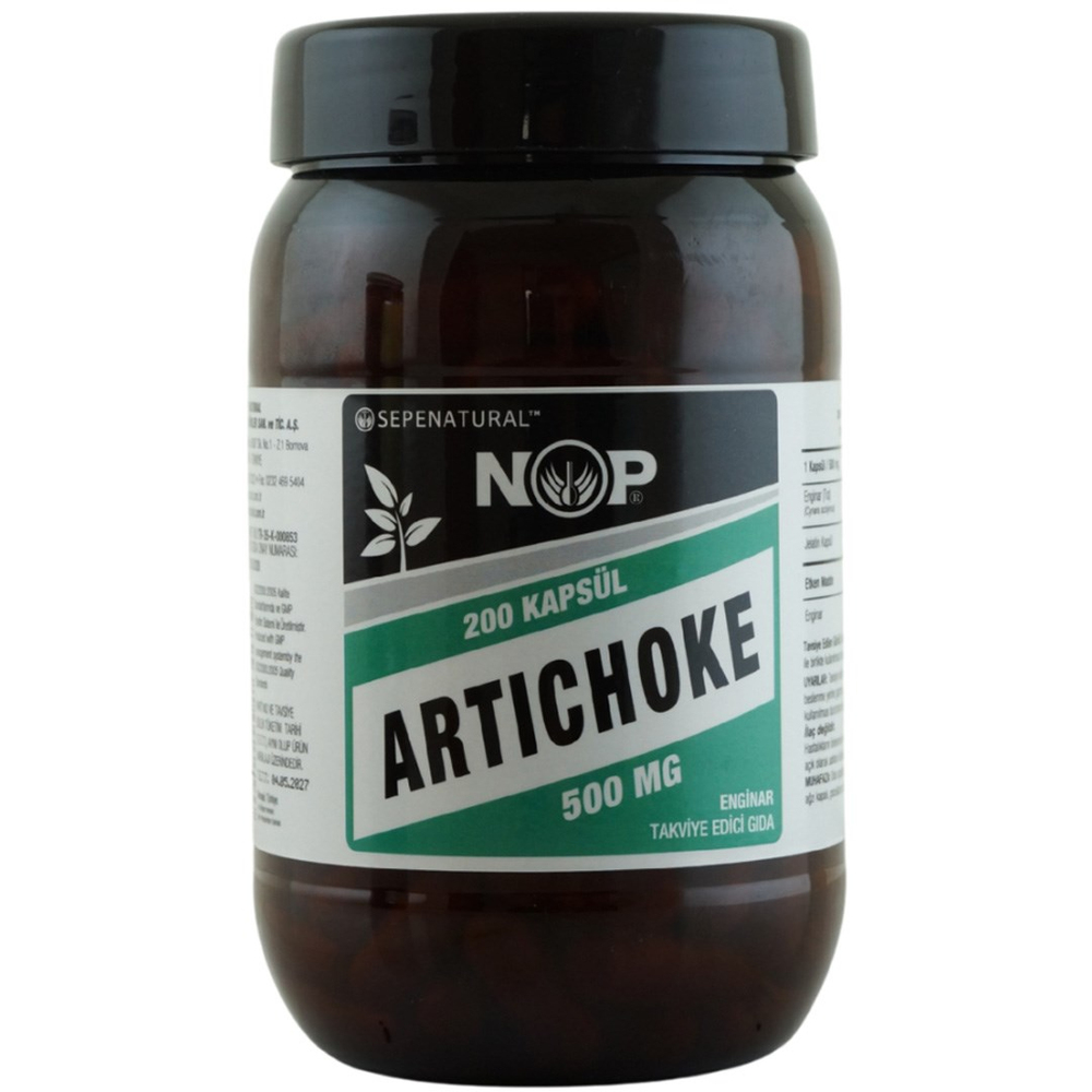 NOP  ENGİNAR ARTICHOKE FULL POTENCY 200 KAPSUL X 500 MG