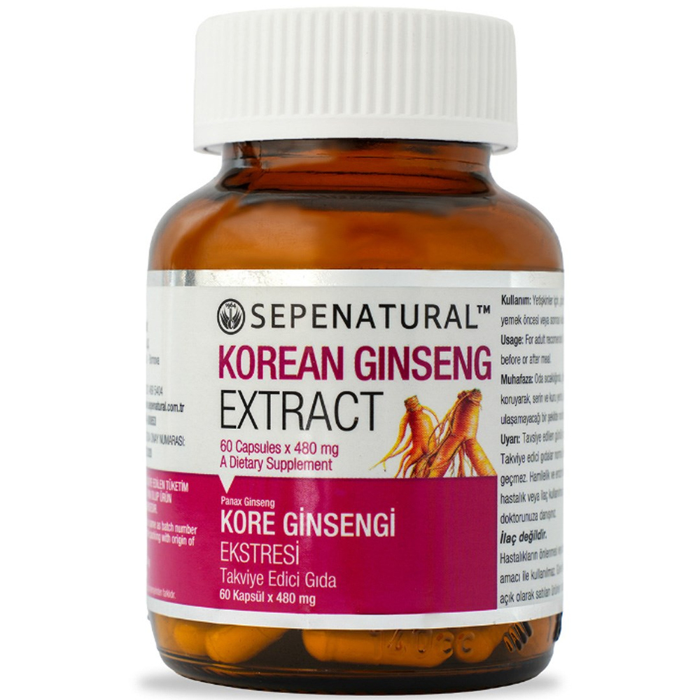 SPN  GINSENG KORE GİNSENG EKSTRESİ 60 KAPSUL X 480MG