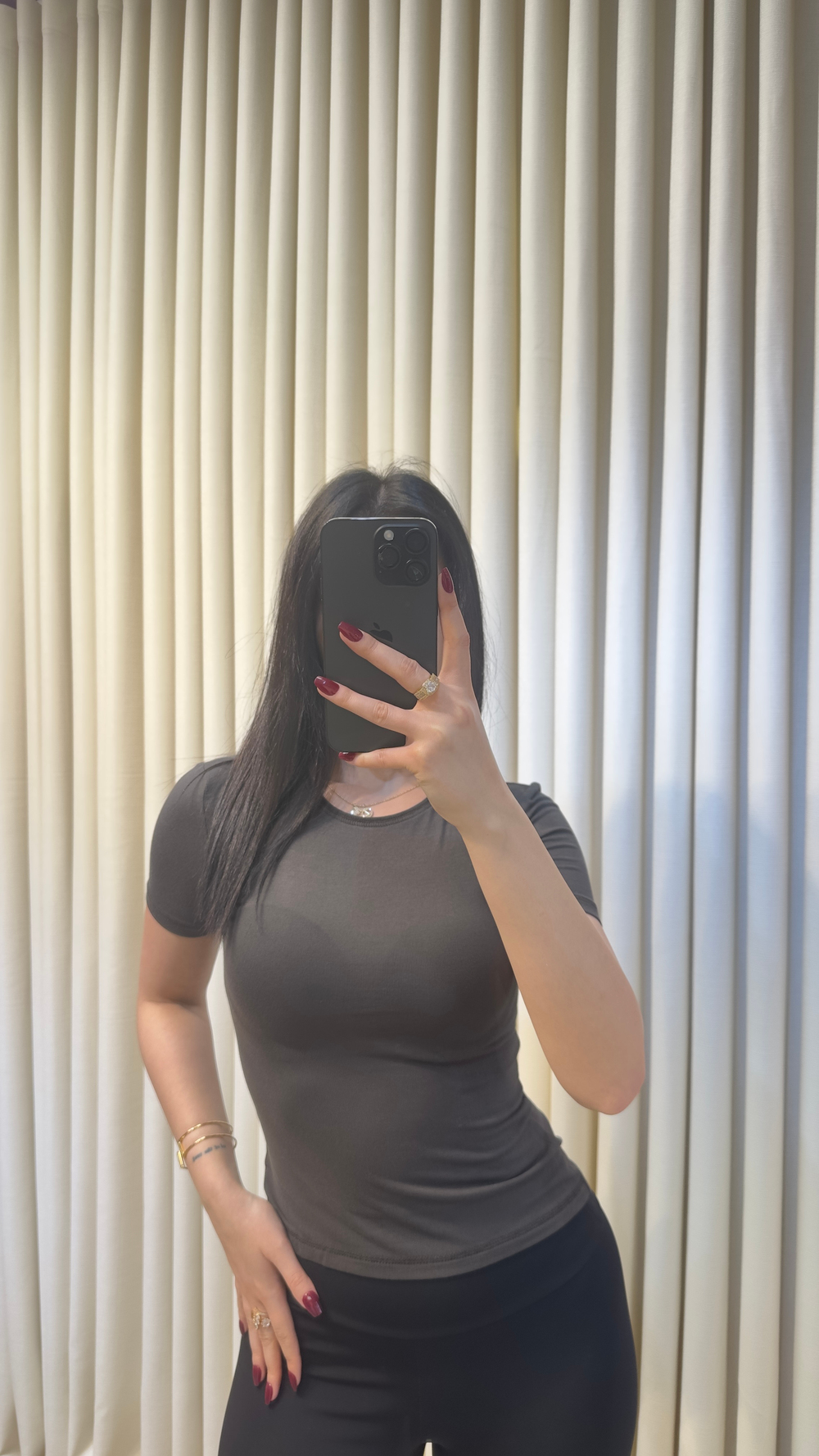 Bisiklet Yaka Antrasit Body