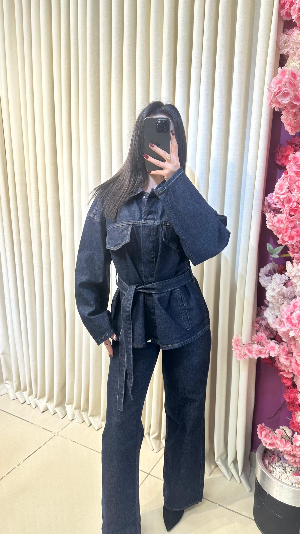 ÇITÇITLI DENIM CEKET