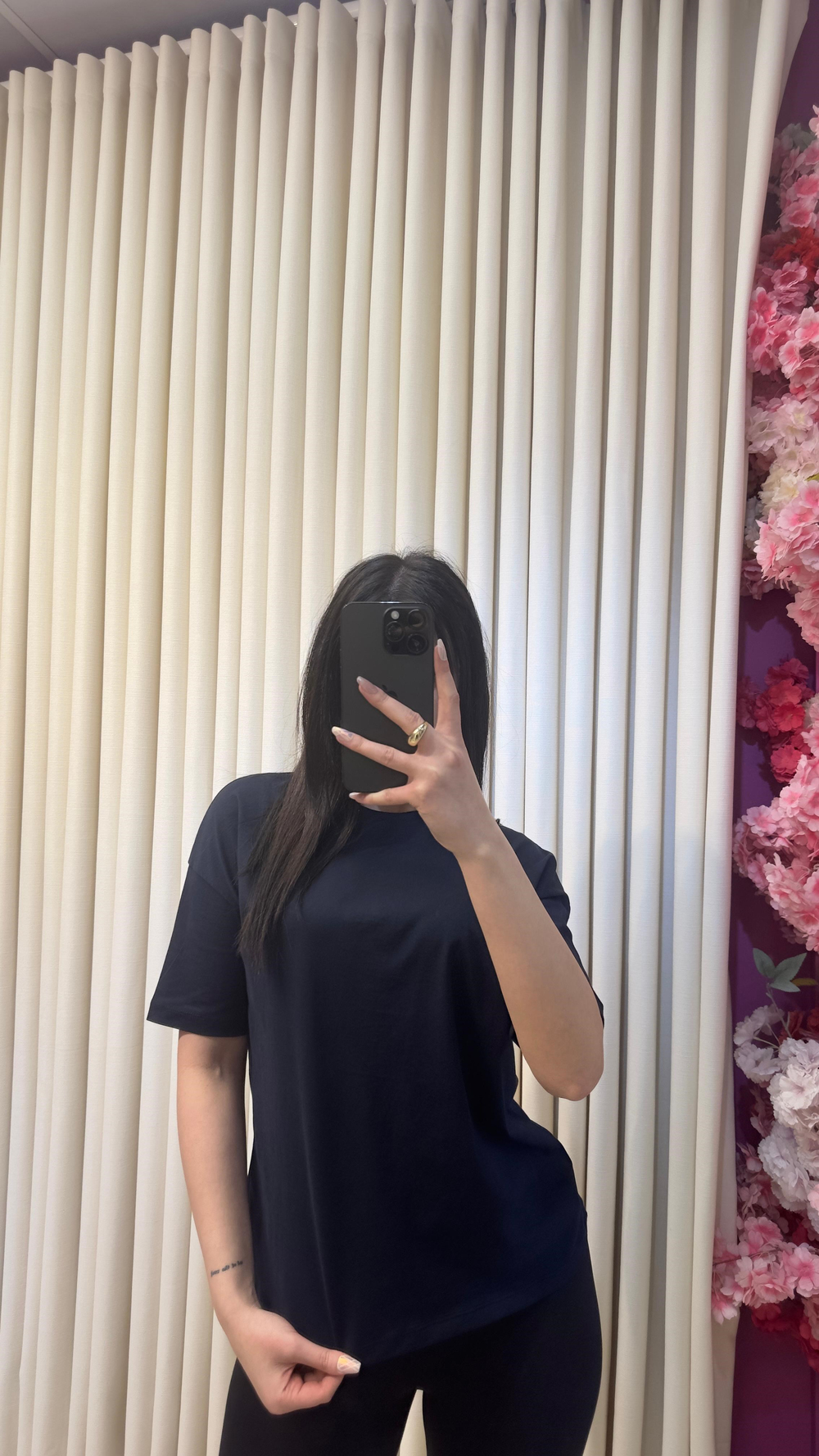 DİLVİN %100 PAMUK BASIC TSHIRT - LACİVERT